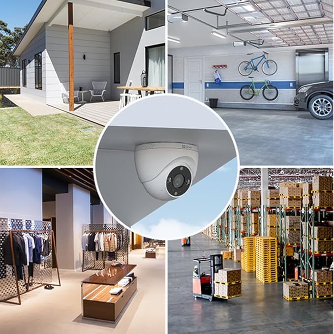 EZVIZ H4 3MP Outdoor Color Night Vision Wi-Fi Dome Camera Ezviz H4 3MP Outdoor Color Night Vision Dome Camera