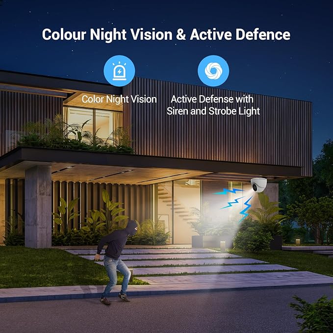 EZVIZ H4 3MP Outdoor Color Night Vision Wi-Fi Dome Camera Ezviz H4 3MP Outdoor Color Night Vision Dome Camera
