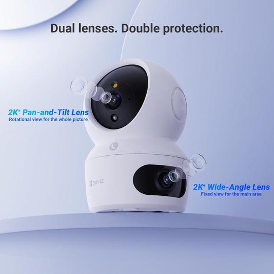 EZVIZ H7C 4MP + 4MP Dual Lens Pan & Tilt Indoor Wi-Fi Camera Ezviz H7C 4MP + 4MP Dual Lens Pan & Tilt Indoor Wi-Fi Camera