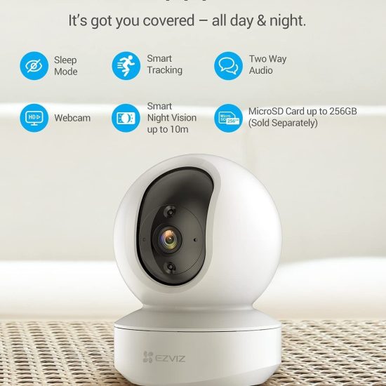 EZVIZ TY1 4MP 2K Indoor Pan & Tilt Smart Wi-Fi Camera EZVIZ TY1 4MP 2K Indoor Pan & Tilt Smart Wi-Fi Camera