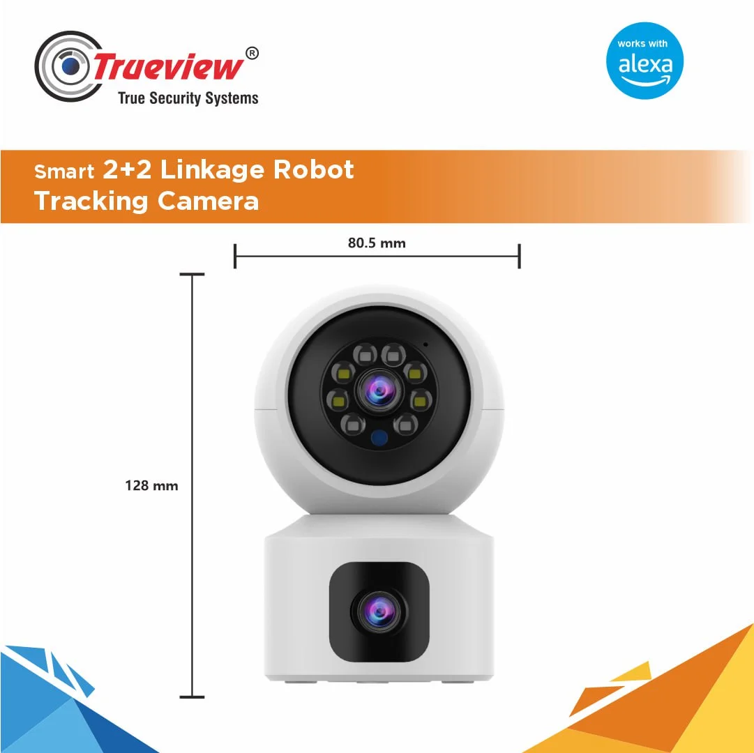 Trueview 2MP + 2MP Dual lens Indoor Wi-Fi Camera Trueview 2MP + 2MP Dual lens Indoor Wi-Fi Camera
